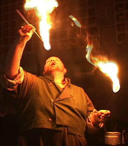 Ivan eats fire